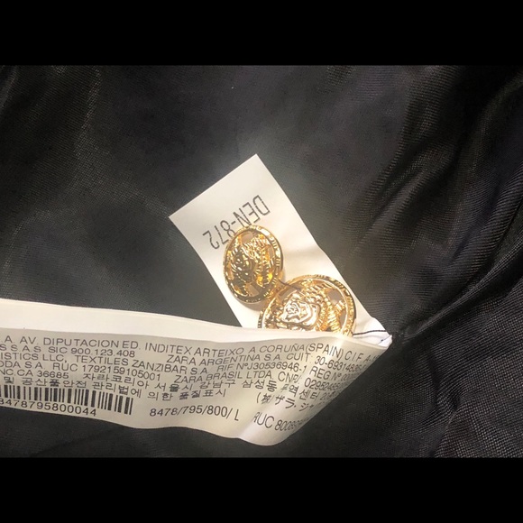 NWT Zara Blazer Limited Edition Black Brand New Size L - Picture 12 of 16